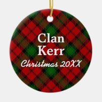 Tartan d'écossais de Kerr de clan