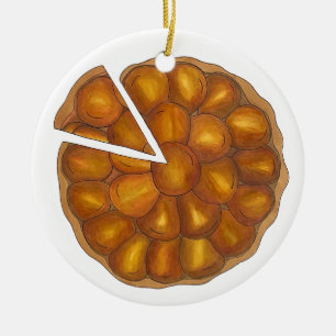 Décoration En Céramique Tarte Tatin Français Pomme tarte tarte tarte pâtis