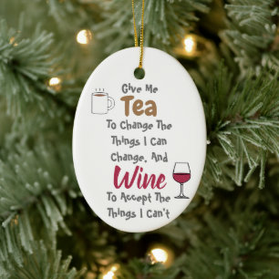 Décoration En Céramique Tea Et Vin En Céramique