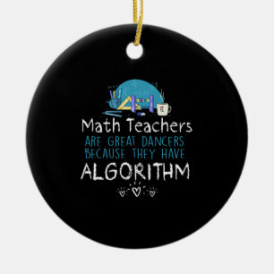 Décoration En Céramique Teacher Gift   Math Teachers - Algorithm