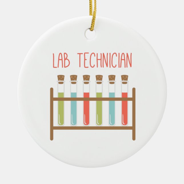 Décoration En Céramique Technicien de laboratoire (Devant)