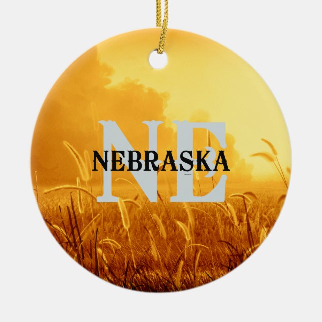 Décoration En Céramique TEE Nebraska (Devant)