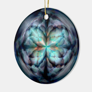 Décoration En Céramique Tempest II (bleu)