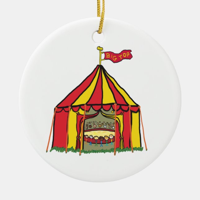 Décoration En Céramique Tente Big Top Circus (Devant)