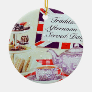 Décoration En Céramique Thé anglais après-midi