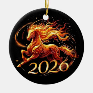 Décoration En Céramique The Year of the Horse 2026