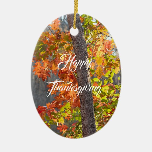 Décoration En Céramique Thème d'automne Thankgiving (Devant)