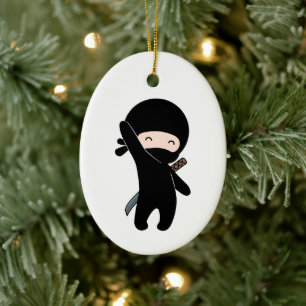 Décoration En Céramique Tiny Happy Ninja
