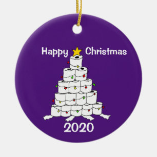 Décoration En Céramique Toilet Roll 2020 Xmas Tree