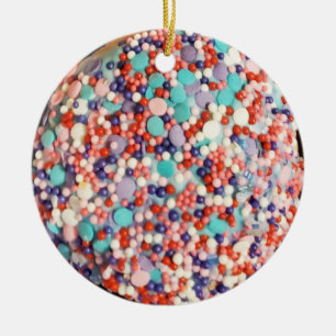 Décoration En Céramique Top Photo de Sprinkles Colorées