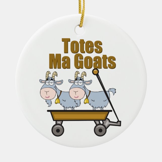 Décoration En Céramique Totes Ma Goats (Devant)