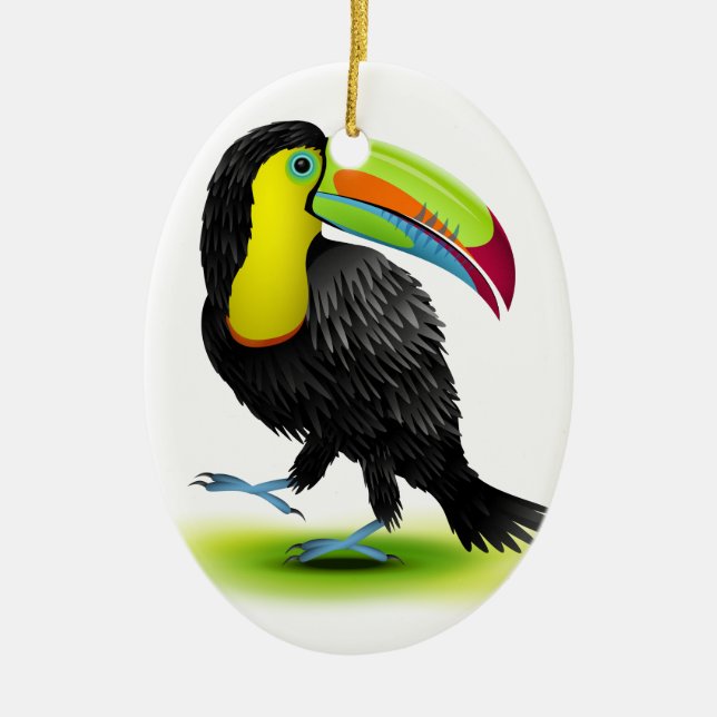 Décoration En Céramique Toucan (Devant)
