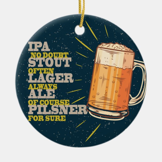 Décoration En Céramique Toujours bière (Devant)