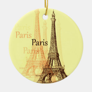 Décoration En Céramique Tour Eiffel, Paris France
