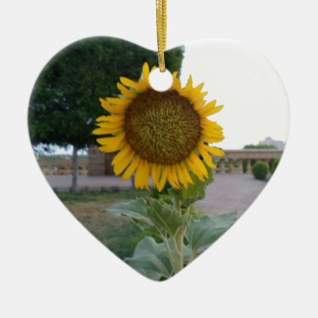 Décoration En Céramique Tournesol (Devant)
