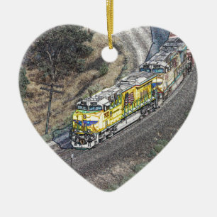 Décoration En Céramique Train sur la boucle de Tehachapi