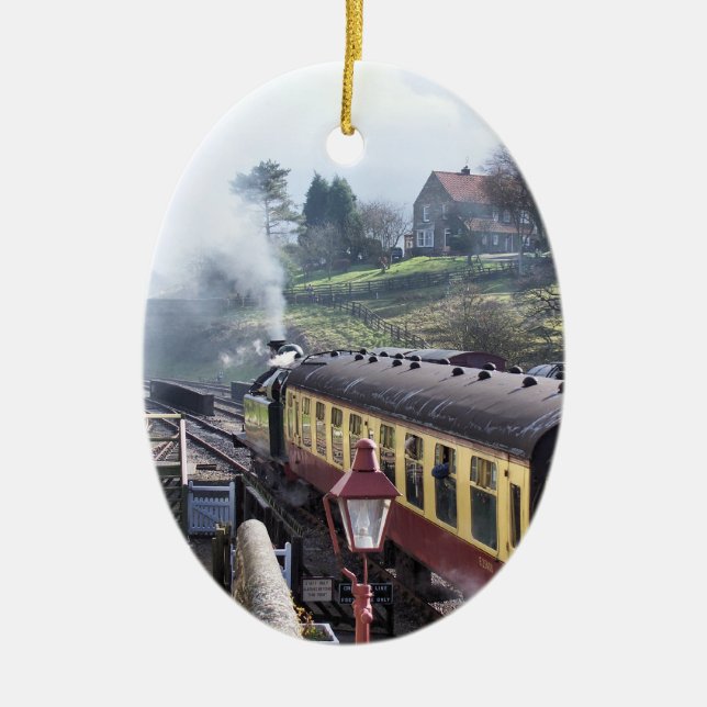 DÉCORATION EN CÉRAMIQUE TRAINS À VAPEUR (Devant)