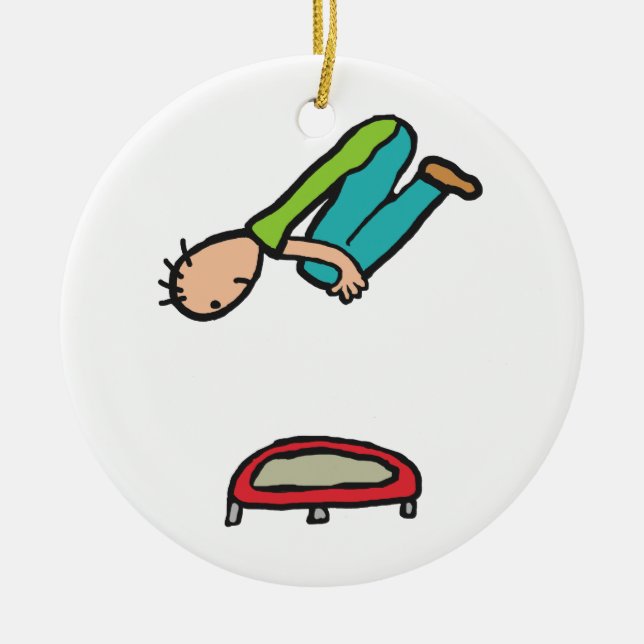 Décoration En Céramique Trampoline (Devant)