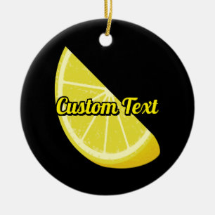 Décoration En Céramique Tranche de citron