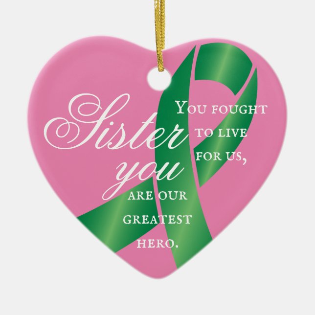 Décoration En Céramique Transplant Survivor Fête des mères personnalisable (Devant)