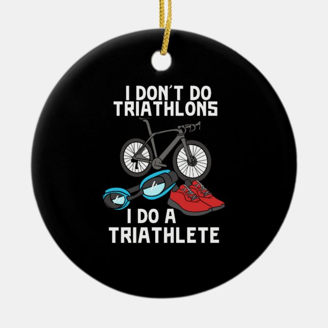 Décoration En Céramique Triathlon (Devant)