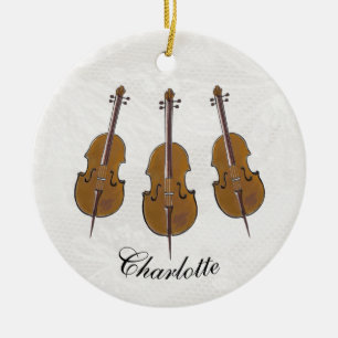 Décoration En Céramique Trio Cello personnalisé
