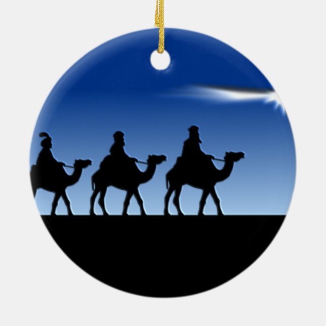 Décoration En Céramique Trois sages - cadeau des Magi (Dos)