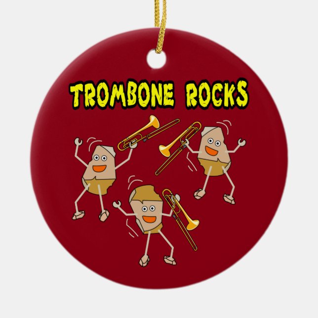 Décoration En Céramique Trombone Rocks (Devant)