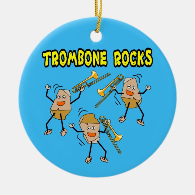 Décoration En Céramique Trombone Rocks (Devant)
