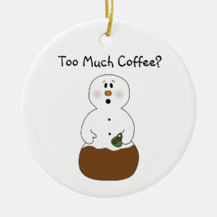 Décoration En Céramique Trop d'ornement de café