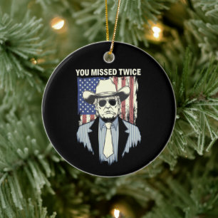 Décoration En Céramique Trump 2024, le petit garçon Trump de l'Ouest, vous