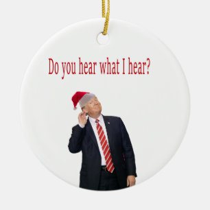 Décoration En Céramique Trump Christmas : Entendez-Vous Ce Que J'Entends ?