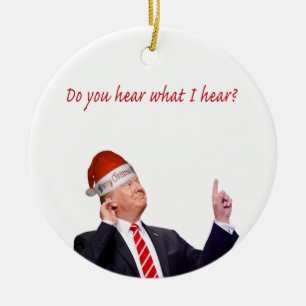 Décoration En Céramique Trump Christmas : Entendez-Vous Ce Que J'Entends ?
