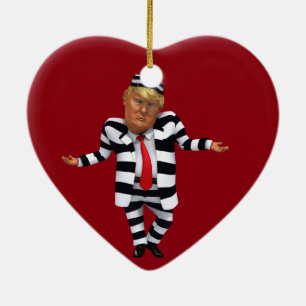 Décoration En Céramique Trump en prison
