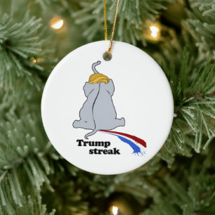 Décoration En Céramique Trump Streak — Conception anti-Trump - - Politique