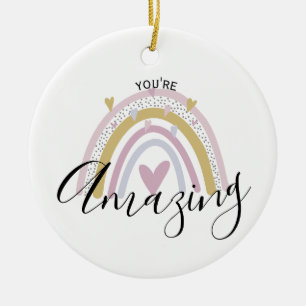Décoration En Céramique tu es un cadeau extraordinaire d'affirmation posit
