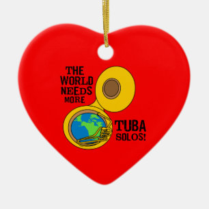 Décoration En Céramique Tuba Solos