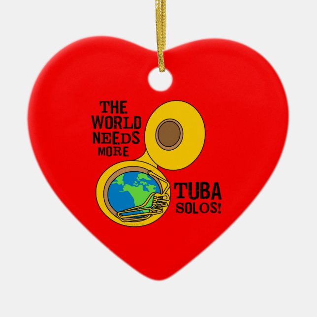 Décoration En Céramique Tuba Solos (Devant)