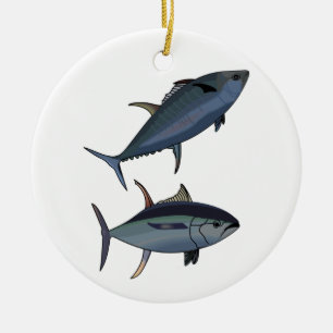 Décoration En Céramique Tuna Fish