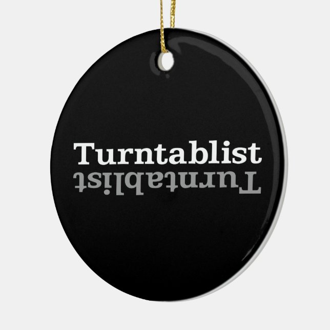 Décoration En Céramique Turnstitut ʇ sılqɐ ʇ ud n (Gauche)