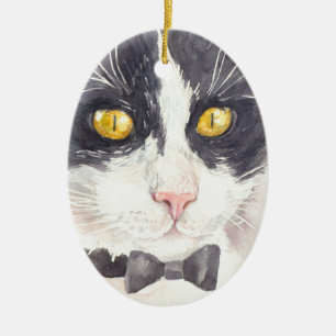 Décoration En Céramique Tuxedo