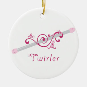 Décoration En Céramique Twirler Baton