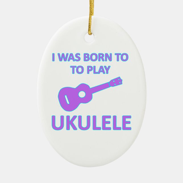 Décoration En Céramique Ukulele Designs (Devant)