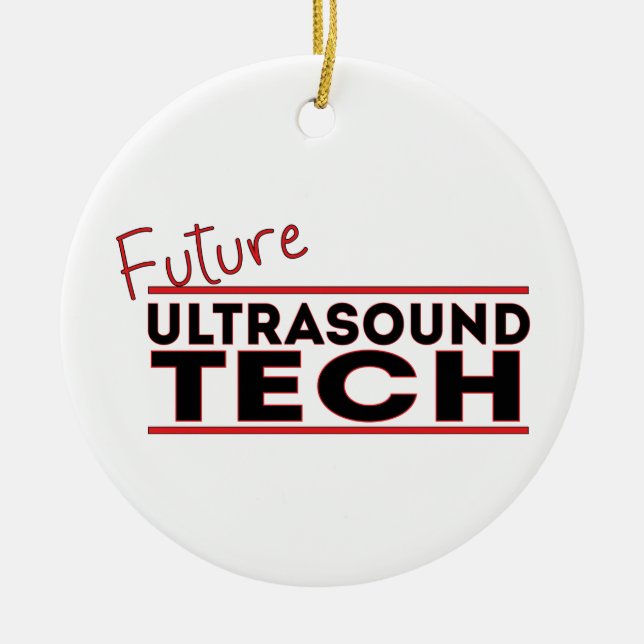 Décoration En Céramique Ultrasound Tech (Devant)