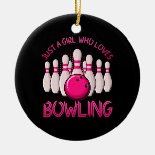 Décoration En Céramique Un Cadeau De Bowling Pour Filles Femmes Bowling Je