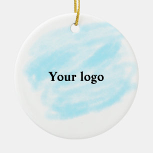 Décoration En Céramique Un logo personnalisé simple et élégant ici compagn