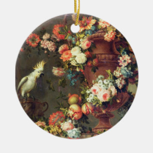 Décoration En Céramique Une abondance de fruit et de fleurs