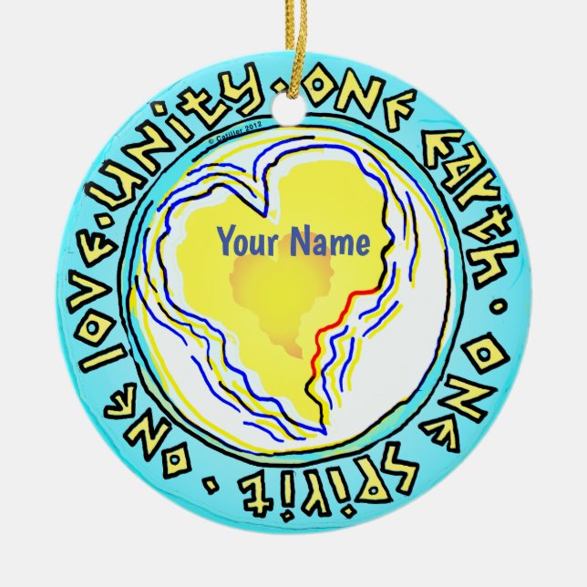 Décoration En Céramique Une Terre (Devant)