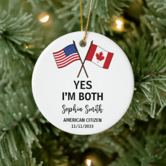 Décoration En Céramique USA Canada Dual Citizenship Custom