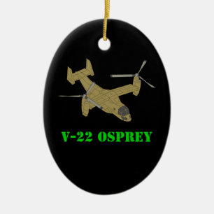 Décoration En Céramique V-22 Osprey Plane Design d'art aéronautique